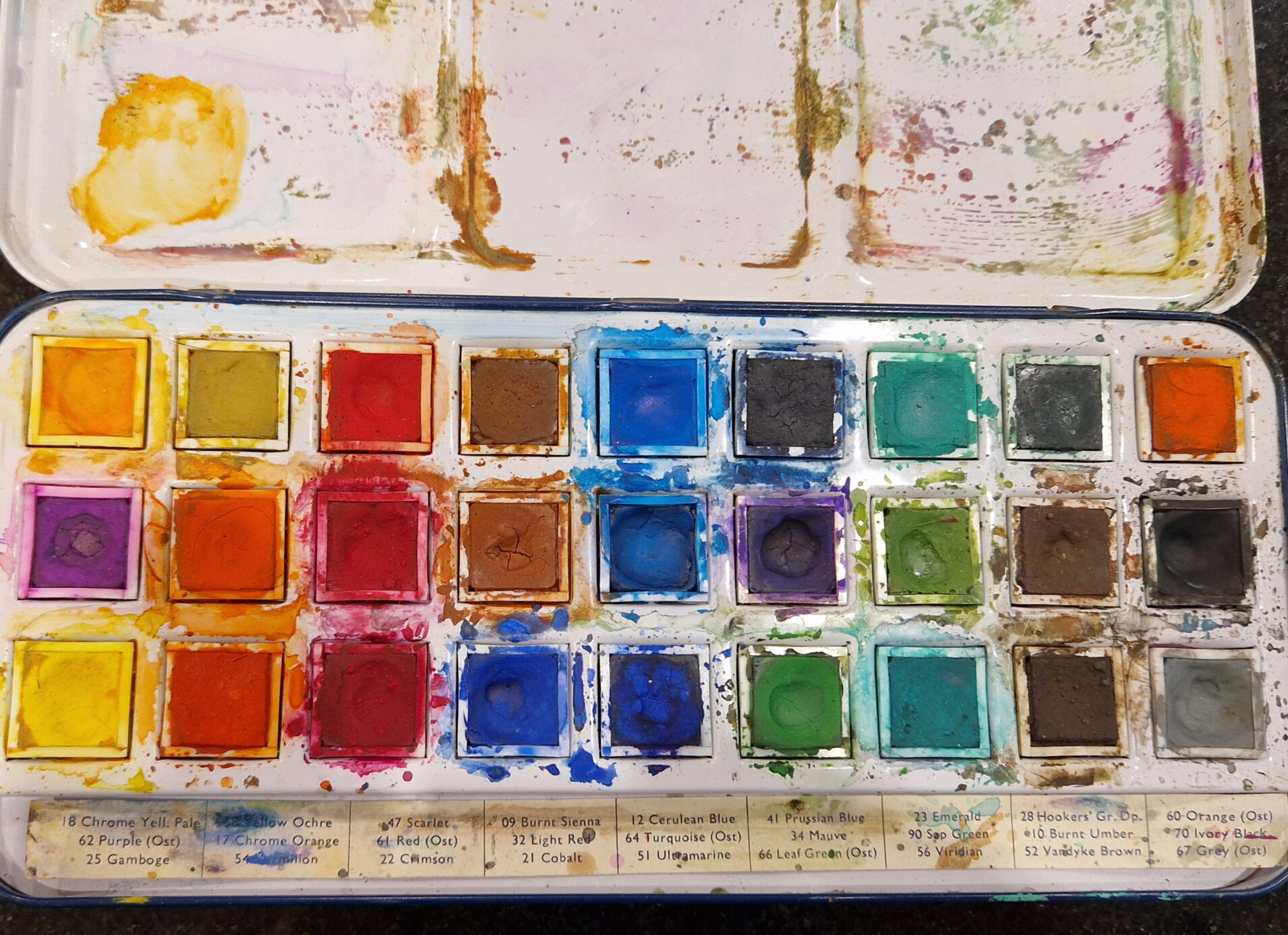 The paints I've had since 1969
